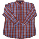 bergren Herrenhemd KAMRO Bordeaux/Blau/Wei/Gelb...