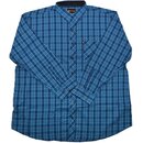 �bergr��en Herrenhemd KAMRO Navy/Blau/Wei� kariert 5XL-12XL