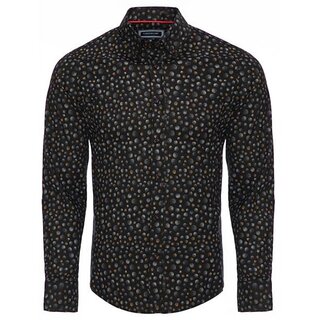 Brandneu Designer Hemd CARISMA in Schwarz mit Tech-Print...