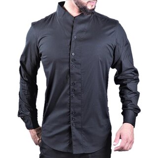 Brandneu Designer Hemd CARISMA in Schwarz uni M-XXL