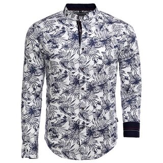 Brandneu Designer Hemd CARISMA in Blau/wei mit...