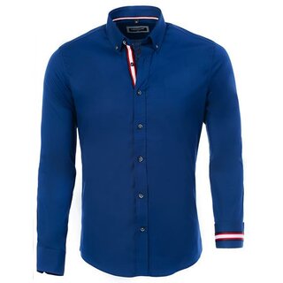 Brandneu Designer Hemd CARISMA in Navy S-XXL