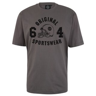 Übergröße T-Shirt AHORN SPORTSWEAR Druck Original Sportswear steel grey 7XL-10XL