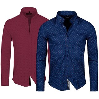 Brandneu Designer Hemd CARISMA Rot oder Navy CRM8357 S...