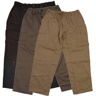 bergren Zipp-off-Jeans Schlupf-Jeans Gummibund bequem...