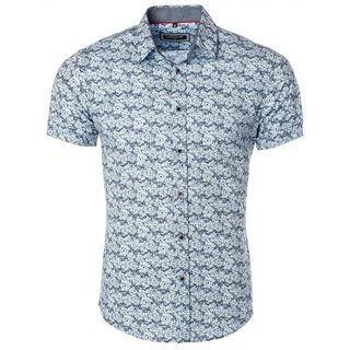 Brandneu Designer Hemd CARISMA Blau CRM9093 S-XXL