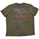 bergren T-Shirt Custom Supply Oliv 4XL-6XL