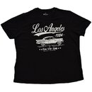 bergren T-Shirt Los Angeles Schwarz 4XL-6XL