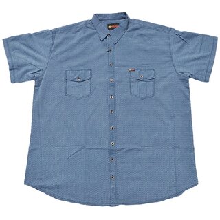 bergren Kurzarm-Herrenhemd KAMRO Blaugrau zart...