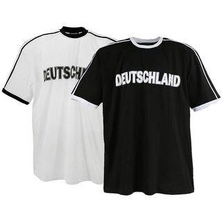 Übergrössen Hippes Deutschland-T-Shirt Kurzarm LAVECCHIA 2 Farben LV-120
