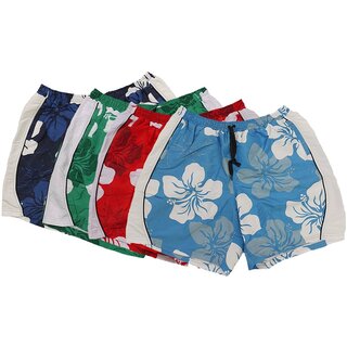 bergren Bade-Shorts ABRAXAS Blumenprint 4 Farben 3XL-10XL