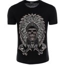 T-Shirt CARISMA 2 Farben Indian Skull CRM4499