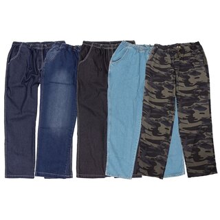 bergren Jogging-Jeans Schlupf-Jeans Gummibund bequem 5 Farben 3XL-12XL