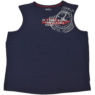 bergren Tanktop Trgershirt Top High Naval Navy 4XL-6XL