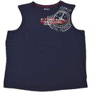 bergren Tanktop Trgershirt Top High Naval Navy 4XL-6XL