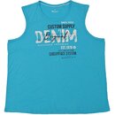 bergren Tanktop Trgershirt Top Denim Hellblau 4XL-6XL