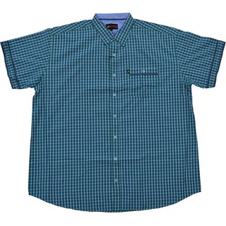 bergren Kurzarm-Herrenhemd KAMRO Grn/Blau/Wei...