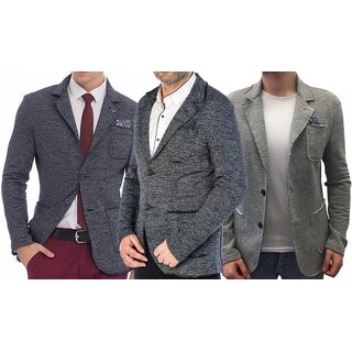 Hochwertiges Sweatsakko CARISMA 3 Farben S bis XXL