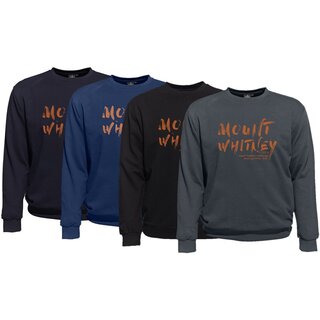 Übergrößen Sweatshirt AHORN SPORTSWEAR Mount Whitney orange 4 Farben 3XL-10XL