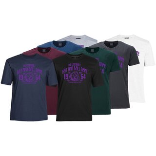 Übergrößen T-Shirt AHORN SPORTSWEAR 8 Farben Legandary Ball Game lila 3XL-10XL