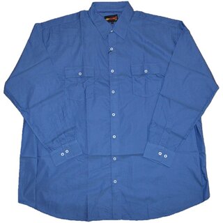 bergren edles Herren-Hemd Blau KAMRO mit Seidenglanz...