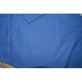 Übergrößen edles Herren-Hemd Blau KAMRO mit Seidenglanz 4XL-14XL