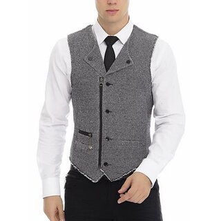 Hochwertige Sweat-Weste CARISMA CRM5129 Grau SLIM FIT S...