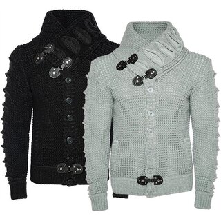 Strickjacke CARISMA CRM7652 Knopfleiste und Schalkragen 2...