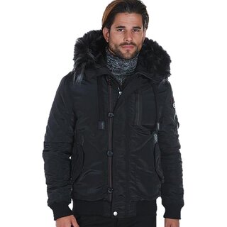 CARISMA Top Winterjacke CRM1110 Schwarz M-3XL