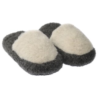 NORWAYS hochwertige Hausschuhe aus echter Schafwolle,...