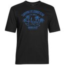 Übergrößen T-Shirt AHORN SPORTSWEAR Honolulu blau Schwarz...