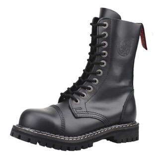 ANGRY ITCH-10-Loch Gothic Army Ranger Armee Leder Stiefel Stahlkappe  EU36-48
