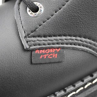 Angry Itch-8-Loch Ranger Armee vegane Stiefel Stahlkappe  EU36-48
