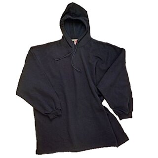 Übergrößen Tolles Kapuzensweatshirt ohne Saumbündchen HONEYMOON Schwarz 3XL-12XL