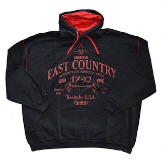 bergren Tolles Kapuzensweatshirt Kentucky schwarz/rot...