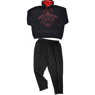 Übergrößen !!! Jogginganzug HONEYMOON Kentucky Schwarz