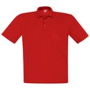 Übergrößen !!! Designer Polo-Pique Hemd HONEYMOON rot 8XL
