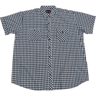 bergren Kurzarm-Herrenhemd KAMRO Schwarz/Wei kariert...