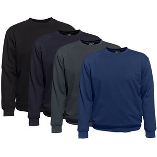 Übergrößen Basic-Sweatshirt AHORN SPORTSWEAR 4 Farben 3XL-10XL