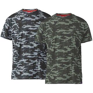 Übergrößen T-Shirt D555 Camouflage 2 Farben 3XL-8XL
