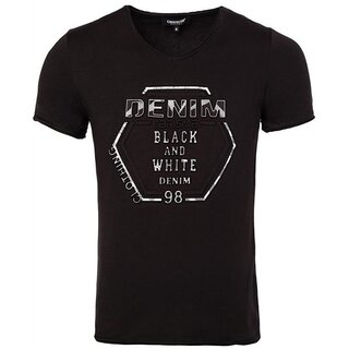 T-Shirt CARISMA Schwarz Black & White-Collection Black &...