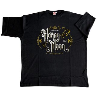 Übergrößen T-Shirt HONEYMOON Antik Schwarz 3XL -15XL