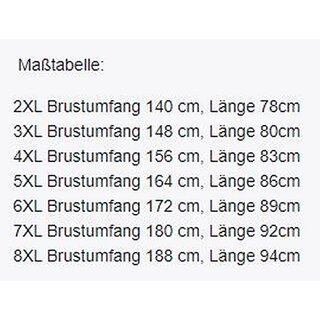 Übergrößen Warn-T-Shirt marc & mark 2 Farben 3XL-8XL