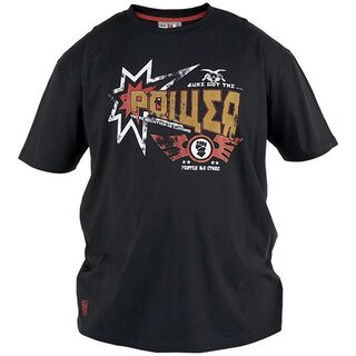 bergren T-Shirt Duke London POWER Schwarz 3XL-6XL