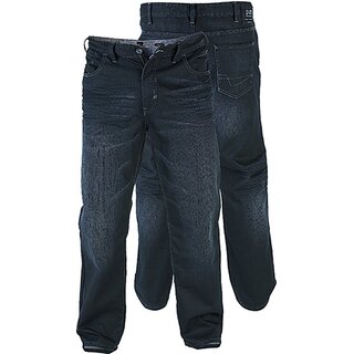 Übergrößen Schicke Jeans von D555 CLINT dunkelblau W42-W50, L32