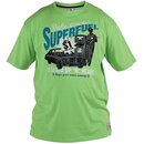 Übergrößen T-Shirt Duke Clothing London SUPERFUEL Grün...