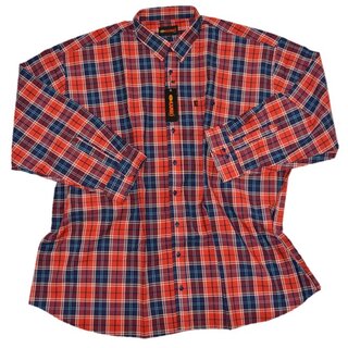 bergren Hemd KAMRO Rot Navy Wei kariert 3XL-5XL