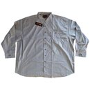 Übergrößen Hemd KAMRO Grau Weiß gestreift 4XL