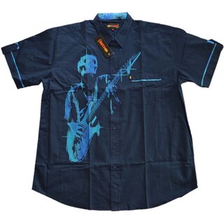 bergren Kurzarm Hemd KAMRO Guitar-Hero-Print 3XL-7XL