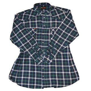 bergren Flanell-Hemd KAMRO Grn/Navy/Wei kariert...